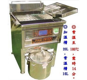 SYGJ-P15-1 LCD控溫油炸機36L-2桶油