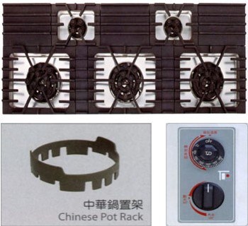 SYHL-TDF-3275   三主二副下檯板西餐爐