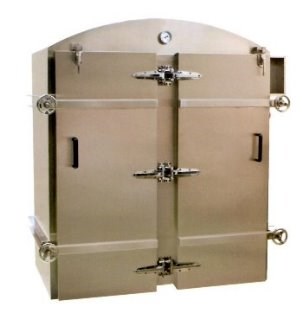 SYCBW-DPS-200-1A   雙門推入式蒸庫不含推車-弧形200*110CM鍋爐式