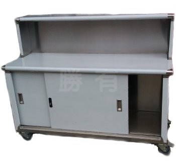 SYCS-2505-2D-430   全配上吧工作台2.5*5尺*2層