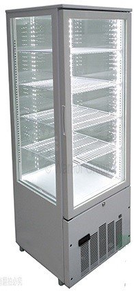 SYHLB-SC-228F 直立四面玻璃冷藏展示櫃-228L