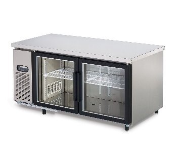 SYDR-WTBL-15-1      5尺玻璃門冷藏工作台75深