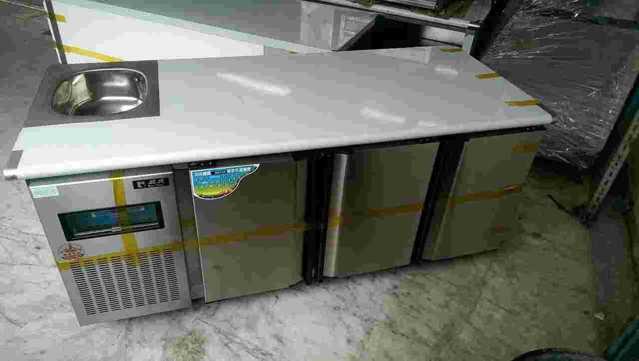 SYRS-0095-1       6尺咖啡餐飲工作台-全冷藏
