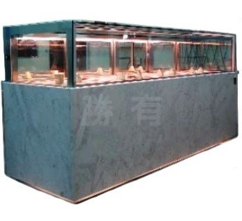 SYJG-EAC-C1(DS)-180-2            6尺直角抽屜式蛋糕櫃大理石