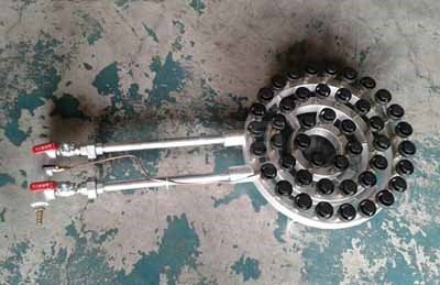 SYFS-F-B45   低壓雙管45心銅頭/黑頭手點噴火爐心
