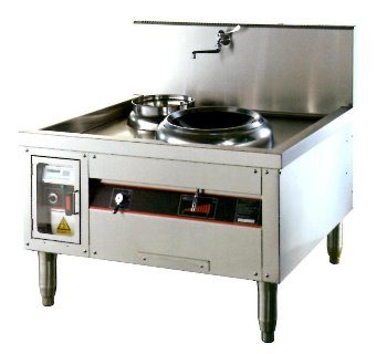 SYCBW-IND-AOW-121   中式電磁炒爐一主一熱水13kw