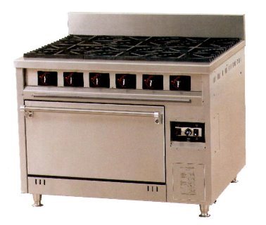 SYCBW-CFH-110-A    六主一烤箱西餐爐