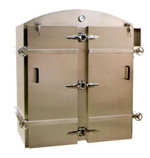 SYCBW-DPS-200-1  雙門推入式蒸庫含推車2台-弧形200*110CM鍋爐