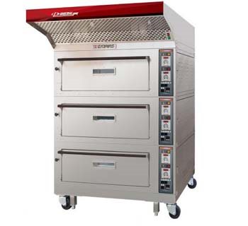 SYJB-PRO-300-S3-IAB-CG三門三層蒸氣紅外線烘焙爐 -中部電機帝國型