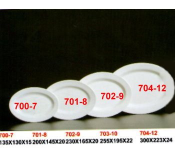 SYHSC-M-700-7乳白色系列美耐皿-7"腰只盤