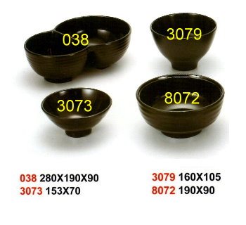 SYHSC-B-3079黑色系列美耐皿-6.3"拉麵碗