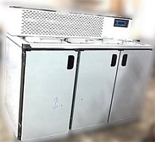 SYLF-G003-360L 360L三桶管冷式廚餘冰箱